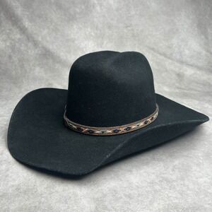 Cody James 3X Black Wool Blend Cowboy Hat Men's  Size 56 / 7